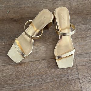 By Far Tanya Sandals Gold